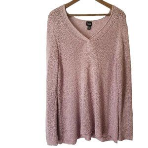 Eileen Fisher | Lavender Italian Yarn Knit Long Sleeve Sweater